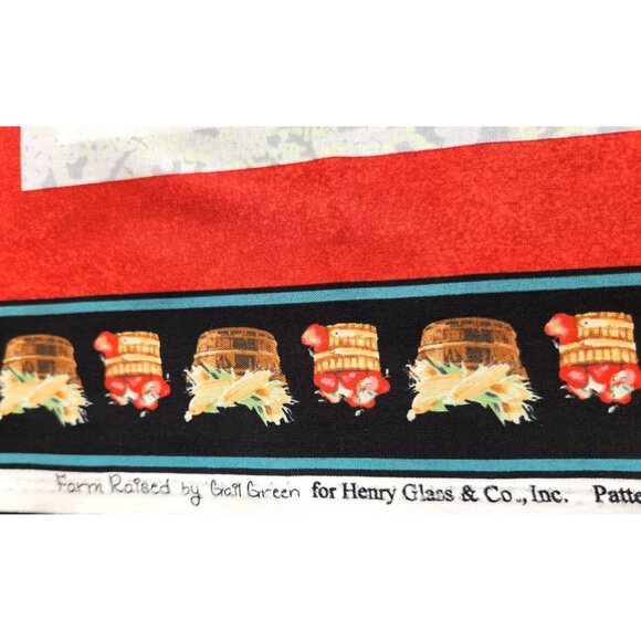 Rooster Fabric Panel By Henry Glass & Co. For Quilts & Crafts 44" x 25" Panel - Picture 14 of 16